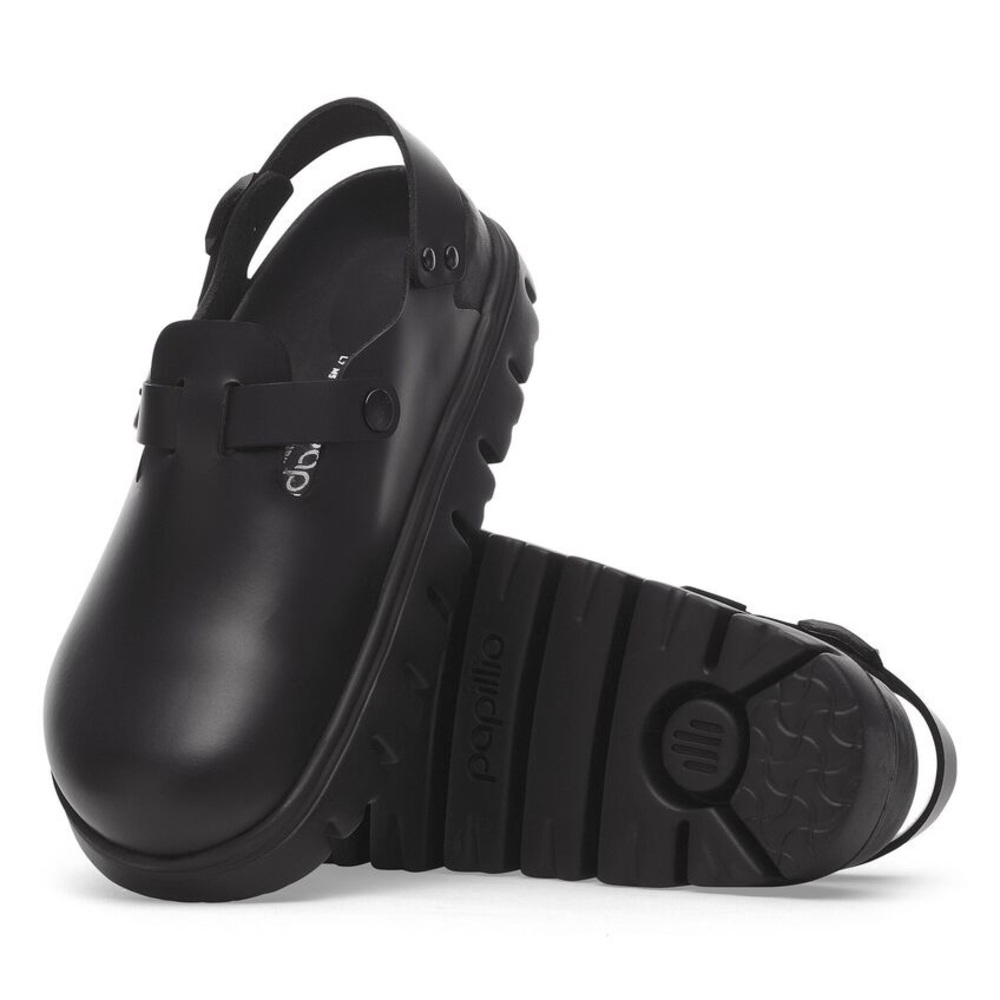 BIRKENSTOCK PAPILLIO TOKIO CHUNKY CLOGS IN BLACK 38 EU 7 US - Picture 4 of 10
